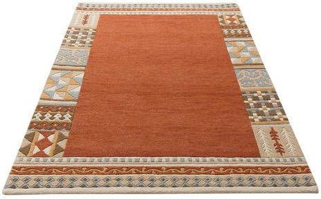 THEKO Wollen kleed Nuno zuivere wol, met randdessin, woonkamer