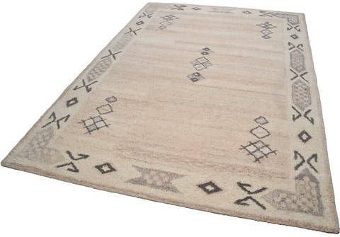 THEKO Wollen kleed Royal Berber look, zuivere wol, ideaal in de woonkamer & slaapkamer