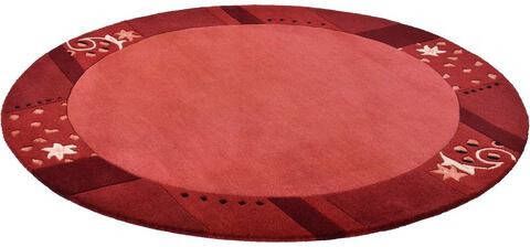 THEKO Wollen kleed Royal Gang zuivere wol, met randdessin, ideaal in de woonkamer & slaapkamer