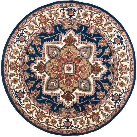 THEKO Wollen kleed Royal Heriz zuivere wol, oriënt look, woonkamer