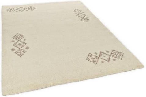 THEKO Wollen kleed Taza Royal 609 echt berberkleed uit marokko, zuivere wol, met de hand geknoopt, ideaal in de woonkamer & slaapkamer