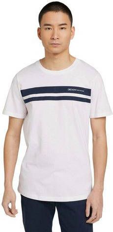 Tom Tailor Denim T shirt met een ronde hals