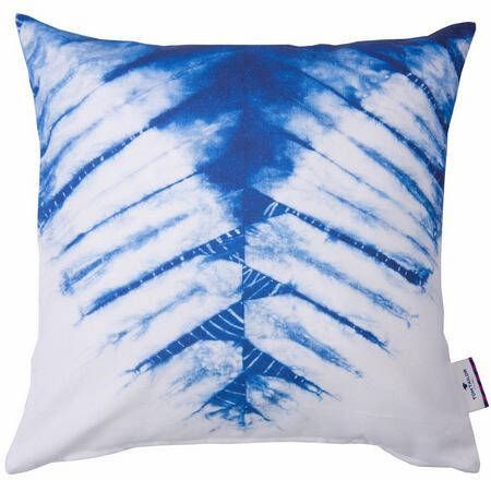 Tom Tailor Sierkussen BLUE LEAF(1 stuk )