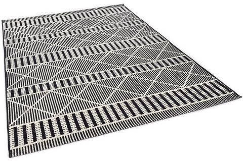 Tom Tailor Vloerkleed Funky Outdoor Geometric Platweefsel, geschikt voor binnen en buiten, woonkamer