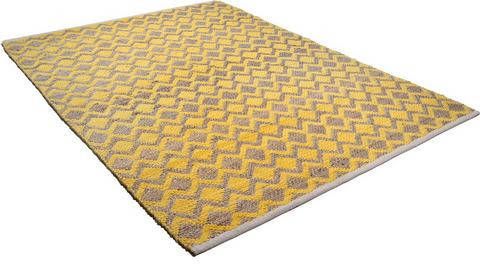 Tom Tailor Vloerkleed Geometric Platweefsel, met de hand geweven, materiaal 60% katoen, 40% jute, woonkamer