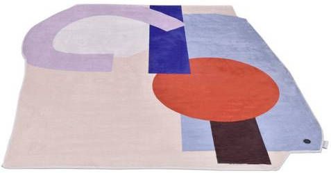 Tom Tailor Vloerkleed Shapes NINE Korte pool, gedessineerd, modern design, ideaal in de woonkamer & slaapkamer