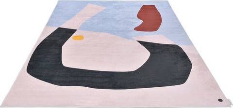 Tom Tailor Vloerkleed Shapes ONE Korte pool, gedessineerd, modern design, ideaal in de woonkamer & slaapkamer