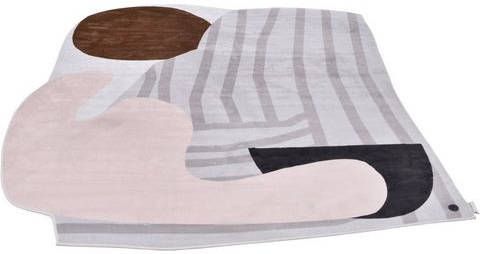 Tom Tailor Vloerkleed Shapes SEVEN Korte pool, gedessineerd, modern design, ideaal in de woonkamer & slaapkamer