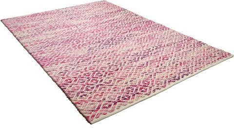 Tom Tailor Wollen kleed Diamond zuivere wol, platweefsel, met de hand geknoopt, woonkamer