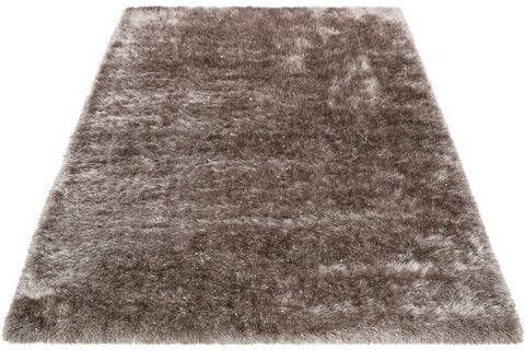 Wecon Home Hoogpolig vloerkleed Shiny Touch Glansgaren, woonkamer