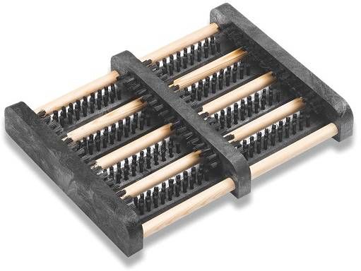 Hamat Schoenveger Elbe Deurmat 27x34 cm Zwart