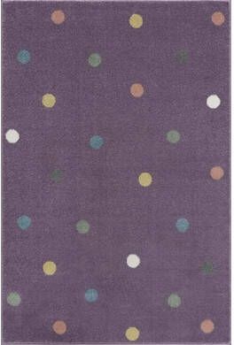 LIVONE Happy Rugs Wheel kindertapijt lila/multi