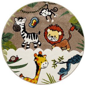 PACO Home Tapijt Beige 120 cm