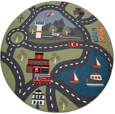 PACO Home Tapijtbak 562 Green 160 cm