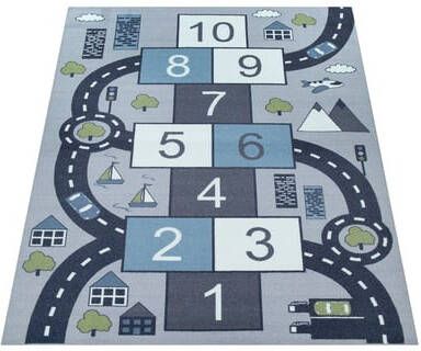 PACO Home Tapijtbak 565 Grijs