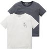 Tom Tailor T Shirt 2 pack Dino White online kopen