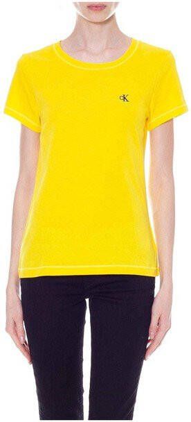 Calvin Klein T-shirt van katoen met logoborduring