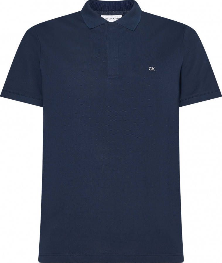 Calvin Klein Stretch slim Polo Shirt K10K108727 DW4 , Blauw, Heren