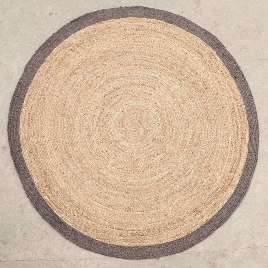 Dutch Lifestyle Vloerkleed Jaipur Classic rond 200 cm natuurlijk