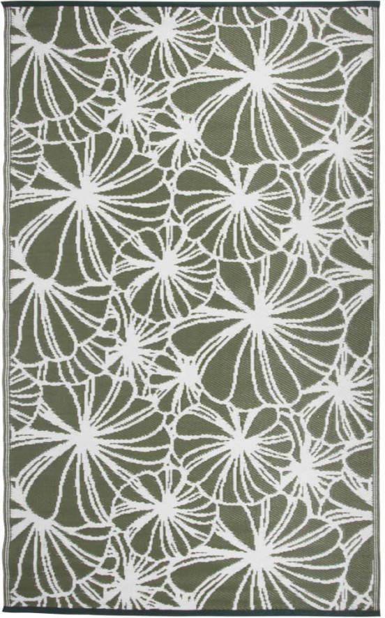 Esschert Design Buitenkleed 241x152 cm bloemmotief OC21