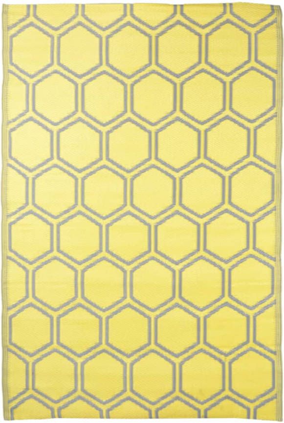 Esschert Design Buitenkleed honingraat 182x122 cm