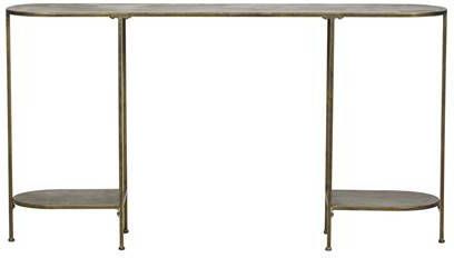 BePureHome Sidetable 'Federal' 145cm, kleur Antique Brass