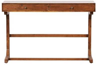 BePureHome Bureau 'Old' Acaciahout, met 2 laden