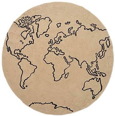 Ferm Living Jute World Vloerkleed Large
