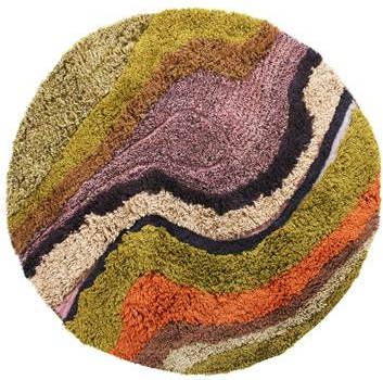 HKliving Vloerkleed Tufted verloop rond 150 cm