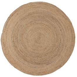 Woood Ross Vloerkleed Jute Naturel 1x150x150