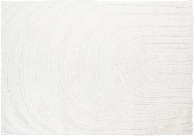 By-Boo By Boo Vloerkleed 'Maze' 160 x 230cm, kleur Off White