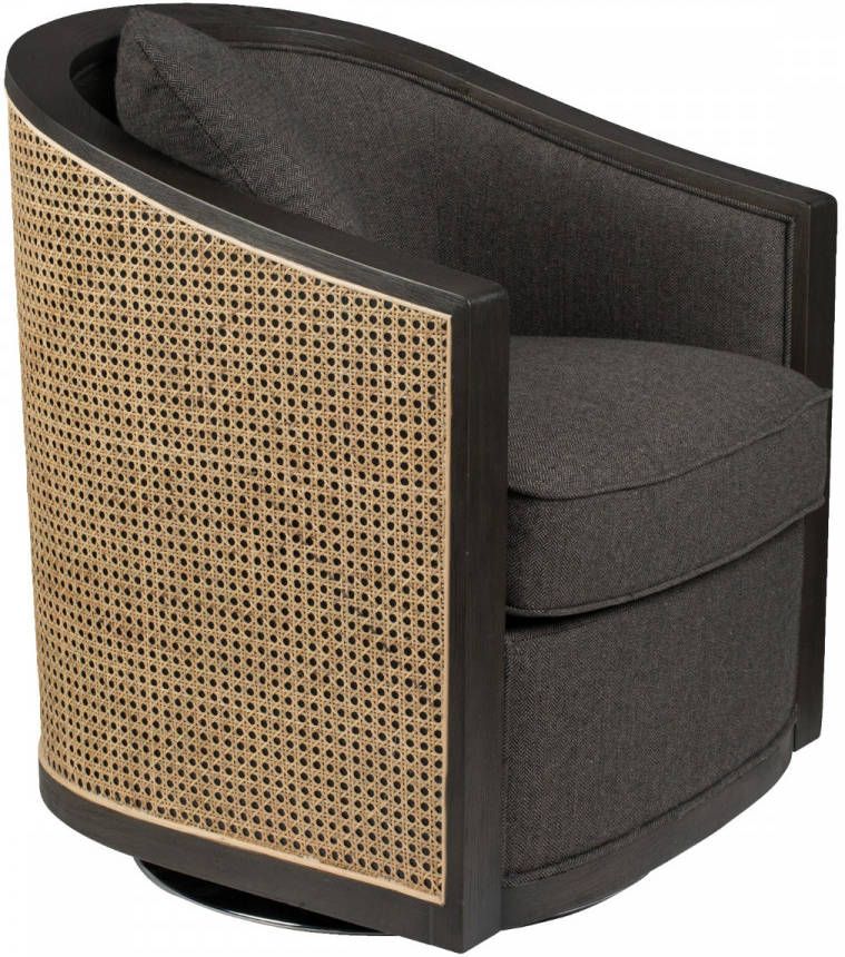 Dutchbone Fauteuil 'Amaron', kleur Antraciet