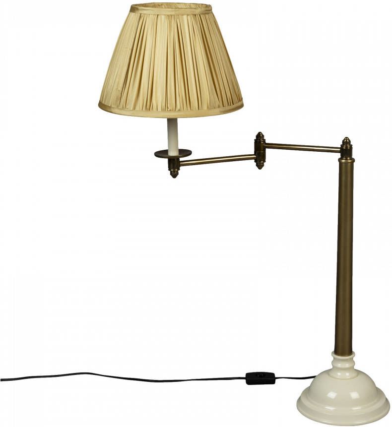 Dutchbone Tafellamp 'The Allis' 64cm hoog, Brass