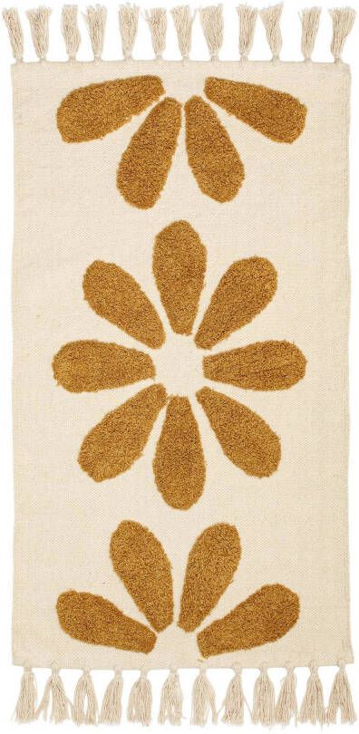 À la Á la Daisies Vloerkleed Medium Mustard