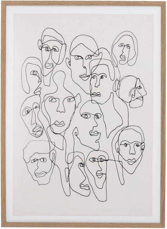 Bloomingville Schilderij Chichi 72 x 1 x 52