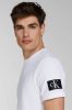 Calvin klein JEANS T shirt van biologisch katoen bright white online kopen