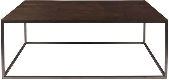 Dutchbone Salontafel 'Lee' Antique Brass, 110 x 55cm