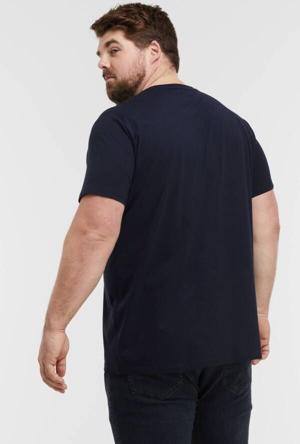 Esprit Plus Size T shirt met logo navy