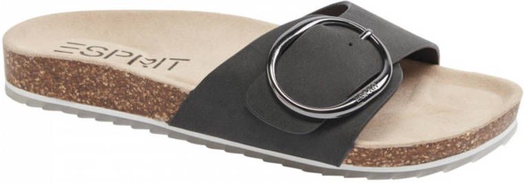 Esprit Zwarte slipper gesp