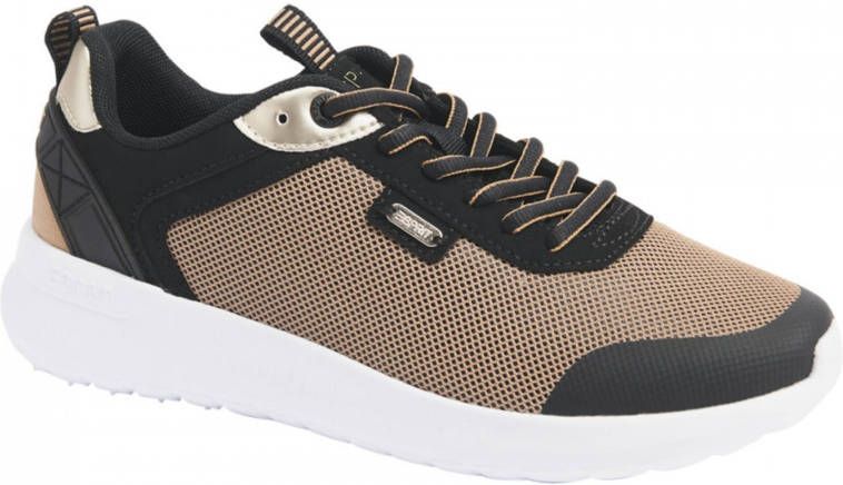 Esprit Zwarte sneaker memory foam goud maat 37