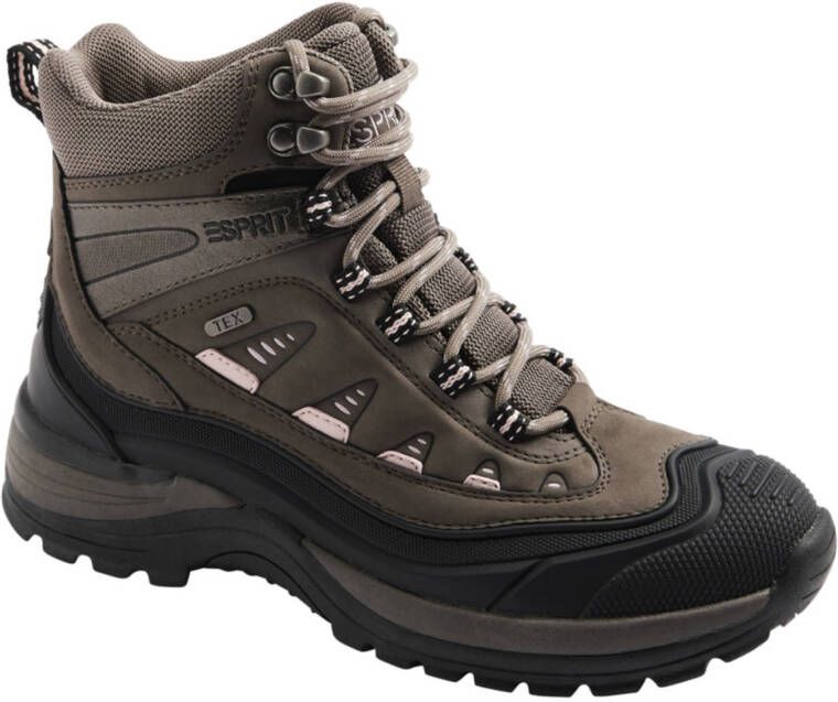 Esprit Donkergrijze hoge wandelschoen