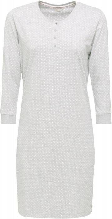 ESPRIT Women Bodywear nachthemd met stippen grijs