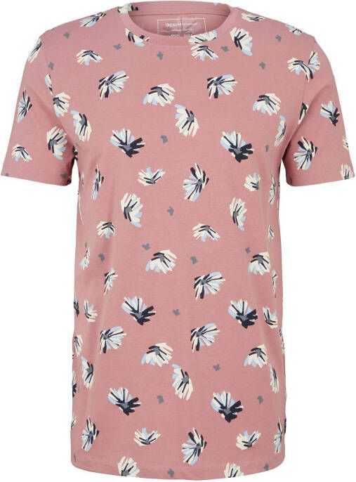Tom Tailor gebloemd T shirt rose