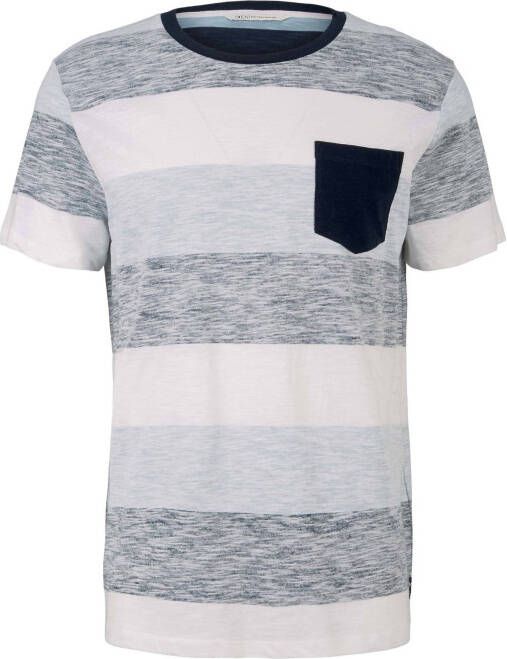 Tom Tailor gestreept T shirt blue/navy