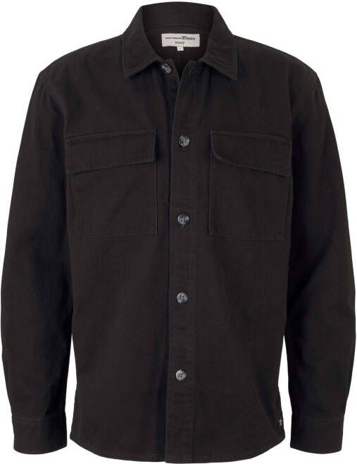 Tom Tailor oversized overshirt black