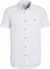 Tom Tailor regular fit overhemd met all over print white blue triangle online kopen