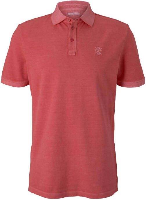 Tom Tailor regular fit polo rood