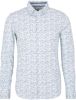 Tom Tailor slim fit overhemd met all over print blue online kopen