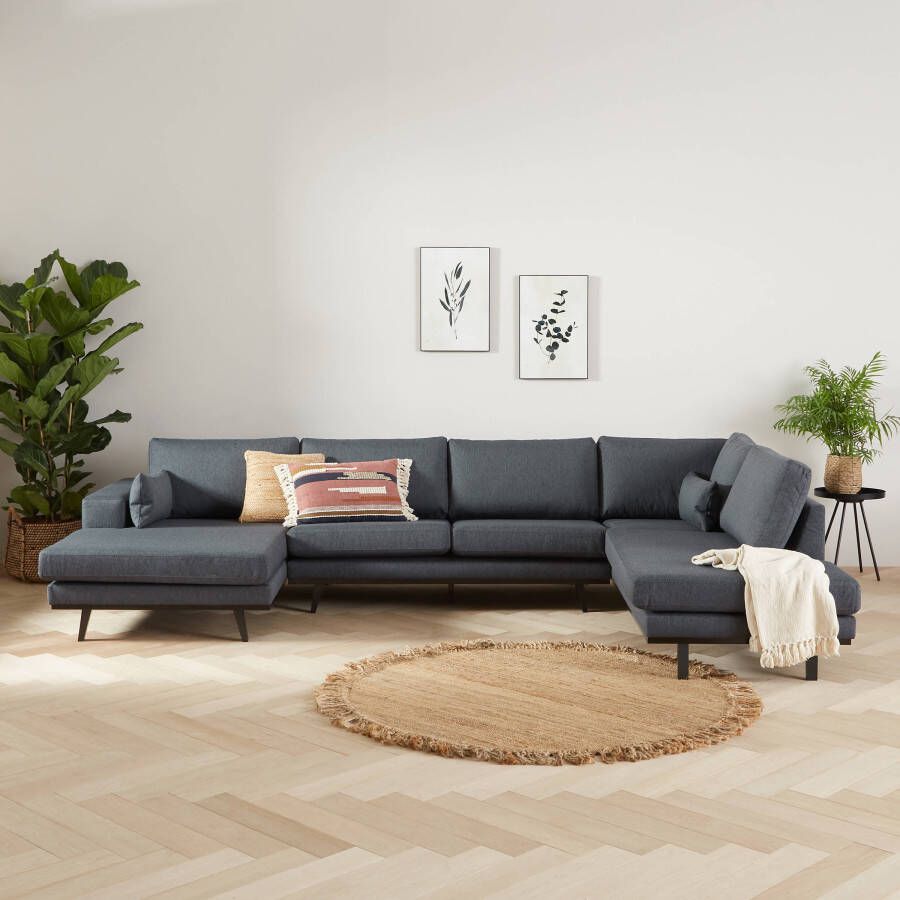 Wehkamp Home hoekbank U vorm rechts Torino