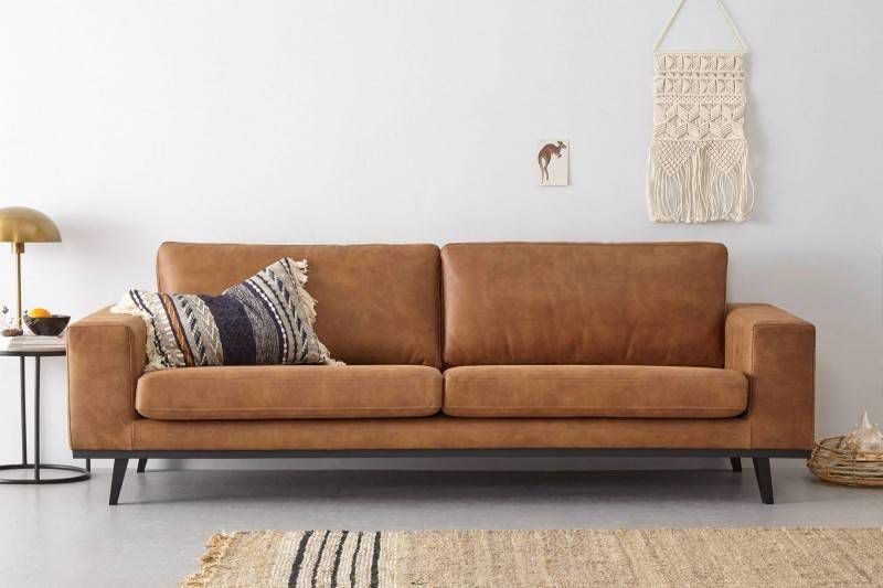 Wehkamp Home eco leren 3 zitsbank Torino